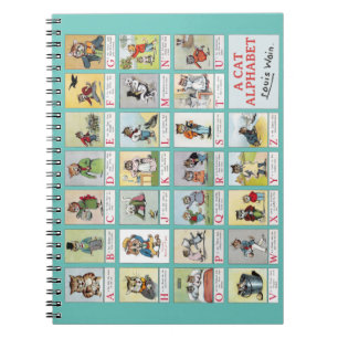 Cat Alphabet, Louis Wain Notebook