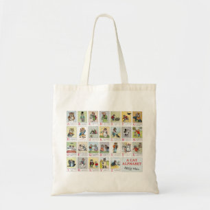 Cat Alphabet, Louis Wain Tote Bag