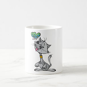 Cat And A Butterfly Mug