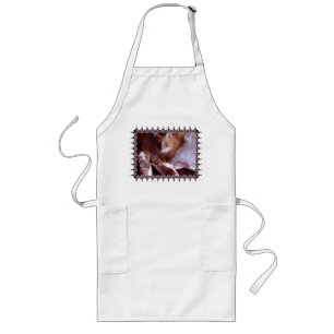 Cat and Ballet Slippers Long Apron