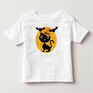 Cat and Bats Halloween T-shirts and Gifts
