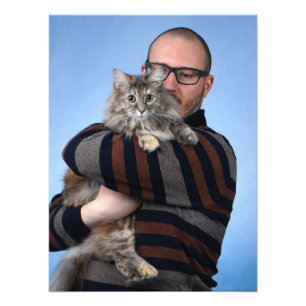 Cat and Best Friend Photo Print