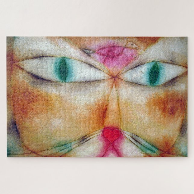 Cat and Bird, Paul Klee Jigsaw Puzzle (Horizontal)