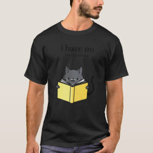Cat and Book for Women I Have No Shelf Control T-Shirt