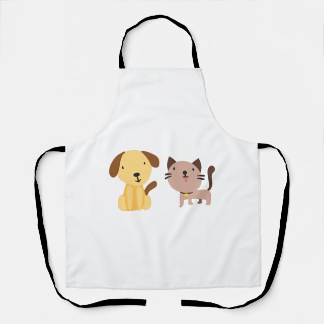Cat and dog   apron (Front)