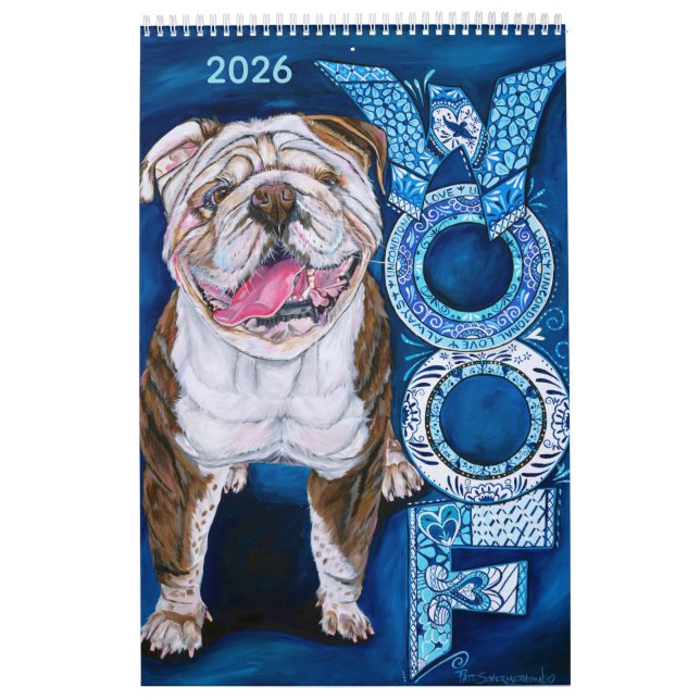 Cat and Dog Calendar 2026 (Cover)