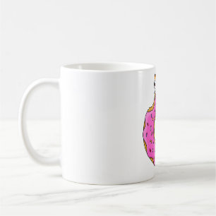 Cat and Doughnut  Coffee Mug