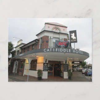 Cat and Fiddle Hotel in Balmain Postcard