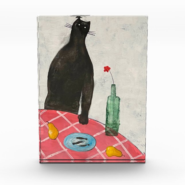 Cat and fish photo block (Front)