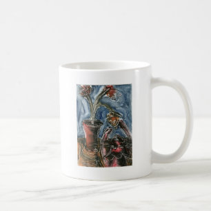 Cat and Flowerpot I Coffee Mug