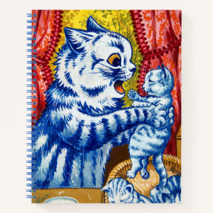 Cat and Her Kittens Notebook