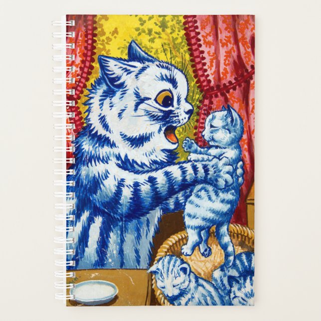 Cat and Her Kittens Planner (Front)
