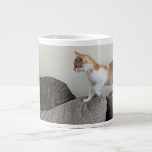 Cat and Kitten Large Coffee Mug