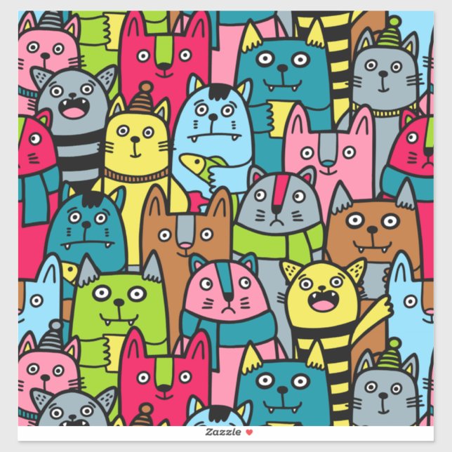 Cat and kittens (Sheet)