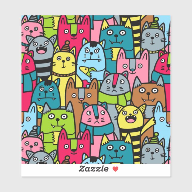 Cat and kittens (Sheet)