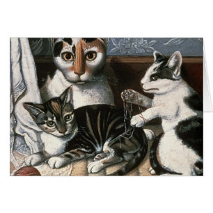 Cat and Kittens, c.1872-1883