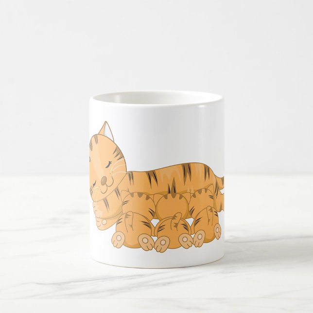 Cat And Kittens Coffee Mug (Creator Uploaded)