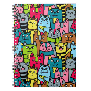 Cat and kittens notebook