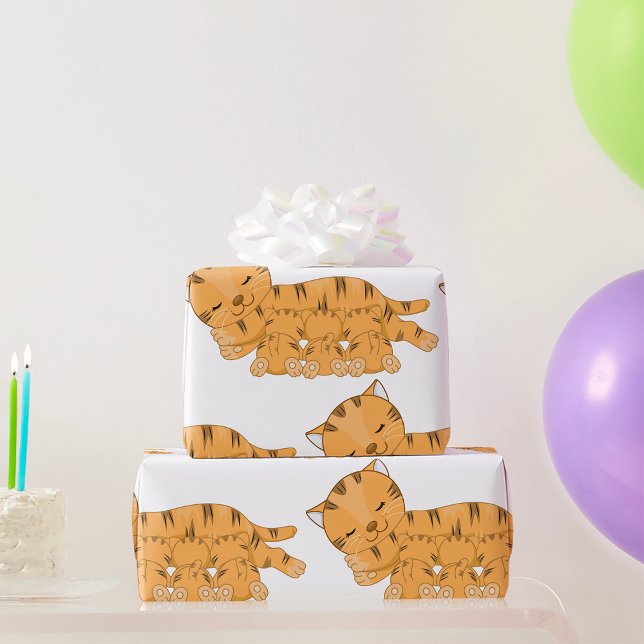 Cat And Kittens Wrapping Paper (Creator Uploaded)