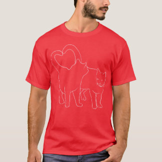 Cat and love friends T-Shirt