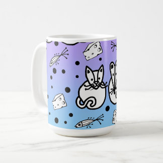 Cat and Mouse are Friends Mug