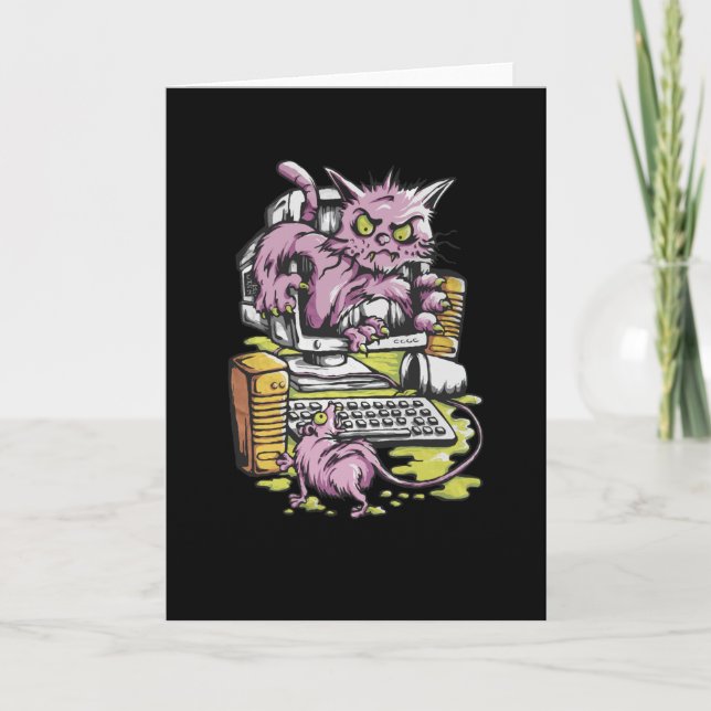 Cat and Mouse Card (Front)