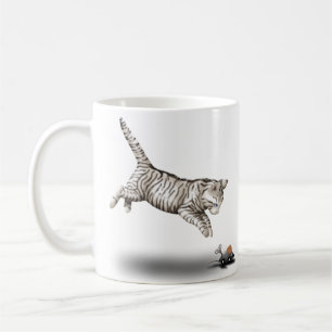 Cat and Mouse cartoon Coffee Mug
