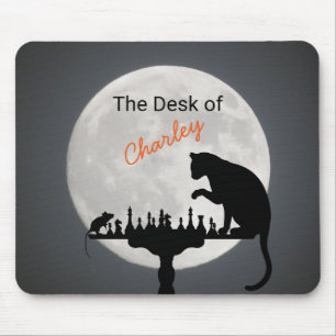 Cat and Mouse Chess Full Moon Pad