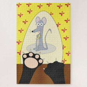 Cat and Mouse Jigsaw Puzzle