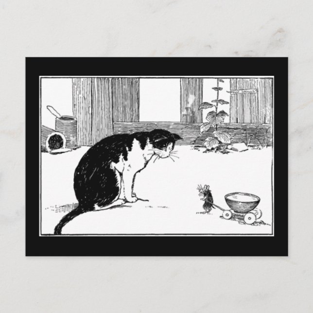 Cat and Mouse - Postcard (Front)