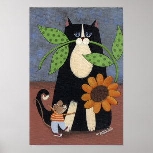 Cat and Mouse Print