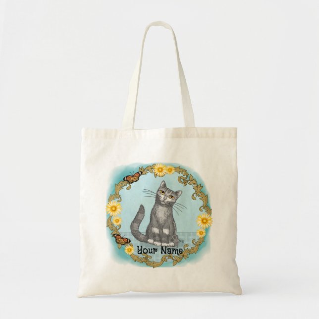 Cat and Mouse  tote bag  (Front)