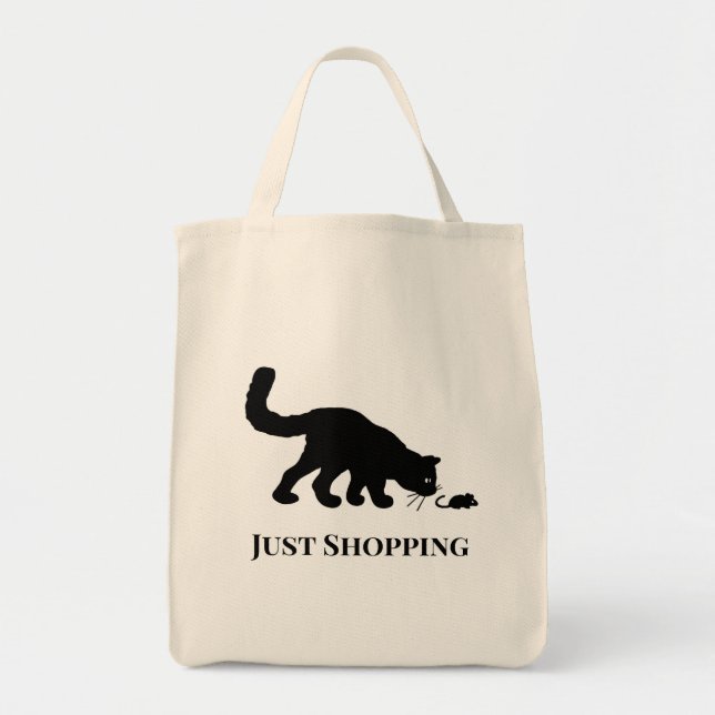 Cat and Mouse Tote Bag (Front)
