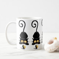 Cat and Mouse with Cheese Fun Cartoon Characters
