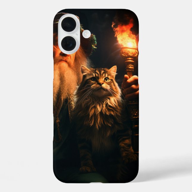 Cat and Owner Phone Case (Back)