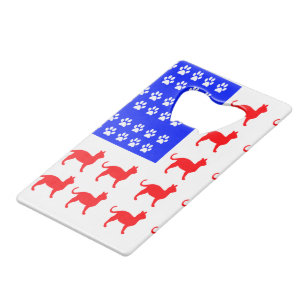 Cat and Paw Flag