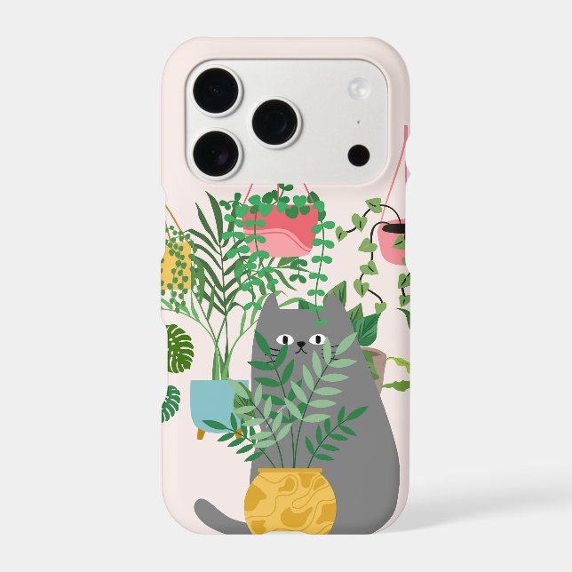 Cat and Plants (Back)