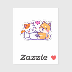 Cat And Shiba Inu