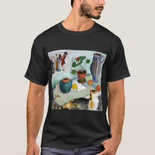 Cat and Still Life, August Macke T-Shirt