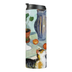 Cat and Still Life, August Macke Thermal Tumbler