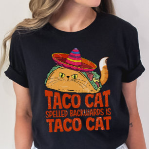 Cat and Taco Lover Shirt, Funny Taco Pun T-Shirt