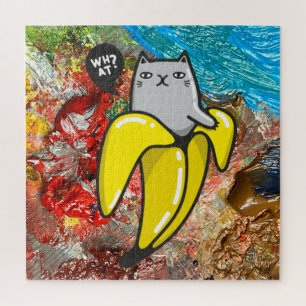 Cat and the colors jigsaw puzzle