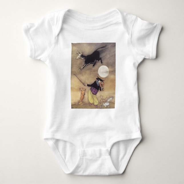 Cat and the Fiddle Baby Bodysuit (Front)