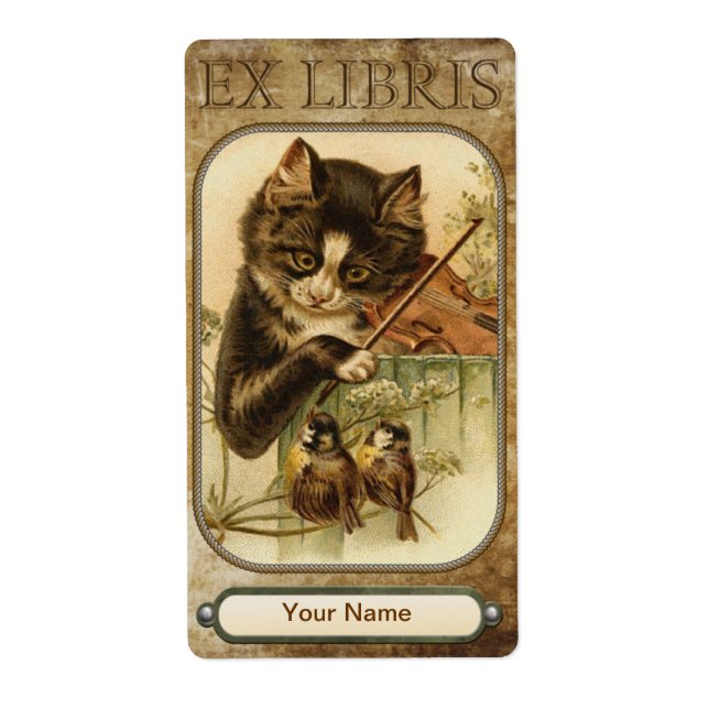 Cat and the Fiddle Book Plate (Front)
