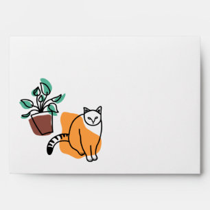 Cat and the plant envelope