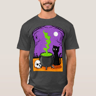 Cat and Witch T-Shirt