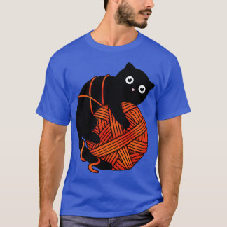 Cat and yarn ball T-Shirt
