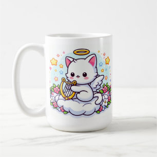 Cat Angel Coffee Mug