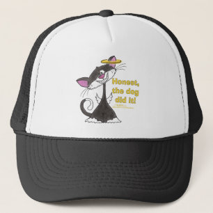 Cat Angel Trucker Hat