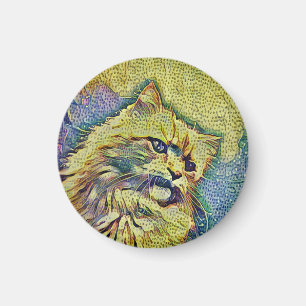 cat,animal ,nature magnet